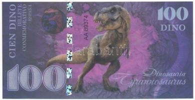 Spanyolország 2021. 100D fantázia bankjegy "AA89374" T:UNC
Spain 2021. 100 Dino fantasy b...