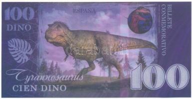 Spanyolország 2021. 100D fantázia bankjegy "AA89374" T:UNC
Spain 2021. 100 Dino fantasy b...