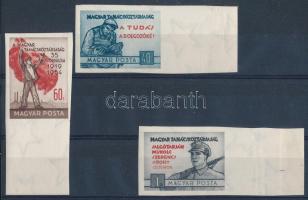 1954 Magyar Tanácsköztársaság III. vágott ívszéli sor (14.000)
