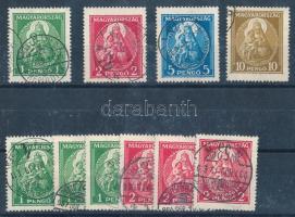 1932 Nagy Madonna sor + 3-3 db 1P és 2P