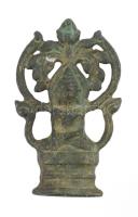 Régi thaiföldi kegytárgy amulett, h: 6,5 cm