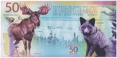 Kanada 2019. 50$ "Mingan Archipelago National Park" fantázia bankjegy "RH00493G"...