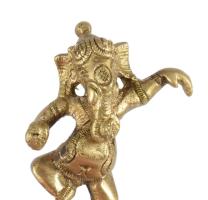 Táncoló Ganésa. Bronz, Kína, 20. sz. első fele, jelzés nélkül, hibátlan, m: 8,5 cm