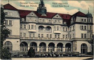 1913 Pöstyén, Pistyan, Piestany; Grand Hotel Royal szálloda. Gipsz H. kiadása / hotel (EK)