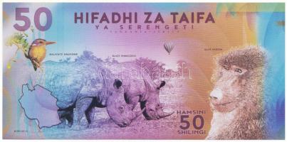 Tanzánia 2018. 50Sh "Serengeti National Park" fantázia bankjegy "RB00493G" T:UNC...
