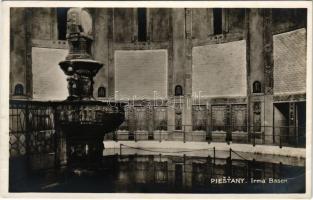 1933 Pöstyén, Pistyan, Piestany; Irma Basen / Irma fürdő / spa, bathhouse, interior