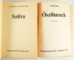 Dr. Tóth-Dr. Surányi: Szilva. + Timon Béla: Őszibarack. Bp., 1997680, Mezőgazdasági. Kiadói papírköt...