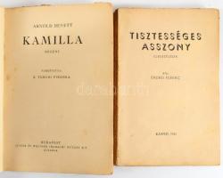 Arnold Benett: Kamilla. Ford.: Z. Tábori Piroska. Milliók Könyve 147. Bp., 1926, Singer és Wolfner, ...