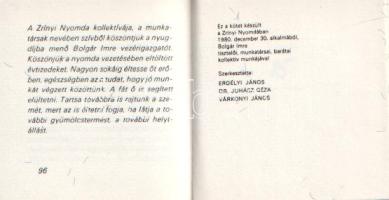 Harminckét év a Zrínyi Nyomda élén. Bolgár Imre, a Zrínyi Nyomda vezérigazgatója tiszteletére írt há...