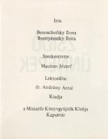 Zsidó ünnepek. Ámos Imre tizennégy linómetszete. (Számozott miniatűr kötet.)
(Kaposvár), [1986]. Mi...