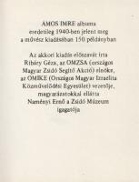 Zsidó ünnepek. Ámos Imre tizennégy linómetszete. (Számozott miniatűr kötet.)
(Kaposvár), [1986]. Mi...