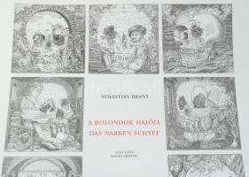 Keresztes Dóra (1953-), Orosz István (1951-): A bolondok hajója I., első tized. Plakát, szitanyomat,...