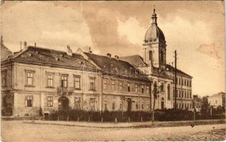 1928 Temesvár, Timisoara; Piata Tepes Voda / Lenauplatz / Lenau tér / square (ázott / wet damage)