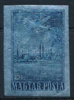 1955 Alumínium vágott bélyeg (18.000) (saroktörés / corner fold)