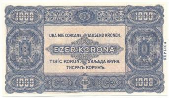 1923. 1000K "8 FILLÉR" jelzett replika T:AU