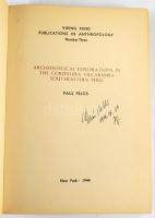 Fejos, Paul: Archeological Explorations in the Cordillera Vilcabamba, Southeastern Peru. Viking Fund...