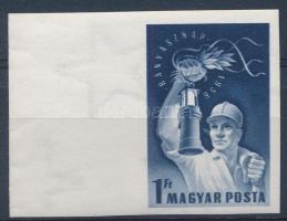 1956 Bányásznap II. vágott ívszéli bélyeg (5.000)