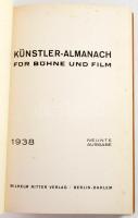 Ritter, Wilhelm: Künstler-Almanach für Bühne und Film 1938 (Neunte Ausgabe).
 W. Ritter Verlag, Ber...