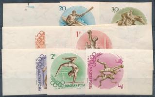 1956 Olimpia II. - Melbourne vágott ívszéli sor (18.000)