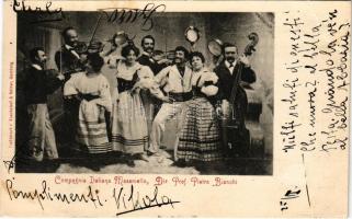 Compagnia Italiana Masaniello. Dir. Prof. Pistro Bianchi / Italian music band (vágott / cut)