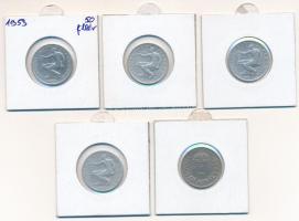 1926. 50f Cu-Ni + 1948-1966. 50f Al (4xklf) T:XF