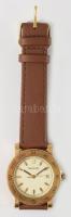 Guy Laroche Paris kvarc, karóra, működik, új bőr szíjjal d: 34 mm