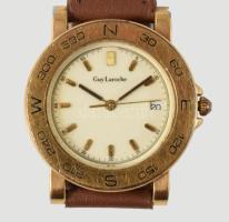 Guy Laroche Paris kvarc, karóra, működik, új bőr szíjjal d: 34 mm