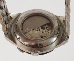 Invicta automata dátumkijelzős karóra, működő, d: 40 mm, fém szíjjal