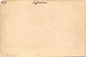 Segesvár, Schässburg, Sighisoara; látkép, fatelep, vasúti pálya. Roth G. Hermann fényképész kiadása ...
