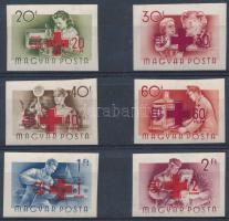 1957 Vöröskereszt IV. vágott sor (25.000)