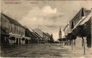 1910 Nagyszombat, Tyrnau, Trnava; Rákóczi út, Első Nagyszombati Temetkezési Vállalat, Hoja István má...