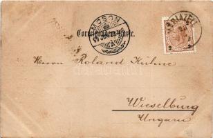 1899 Mariazell (Steiermark), view with church. photo (EM)