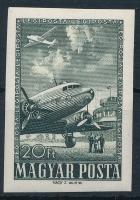 1957 Az 1950. Repülő V. záróértéke vágott bélyeg (20.000)