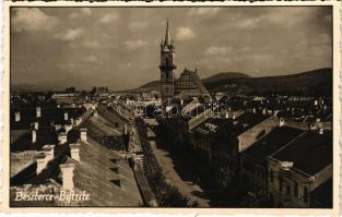 Beszterce, Bistritz, Bistrita; látkép, evangélikus templom / general view, Lutheran church. photo