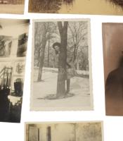 cca 1900-1940 Vegyes fotó tétel, 10 db, közte érdekes felvételekkel: ünnepi ebéd az Esztergomi Kaszi...