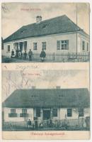 1910 Szentgerice, Galateni; Községi bíró háza, Gál Gábor háza / judge's house (ragasztónyomok /...