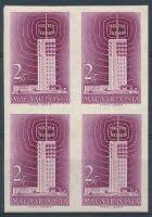 1958 Televízió I. vágott négyestömb (12.000)