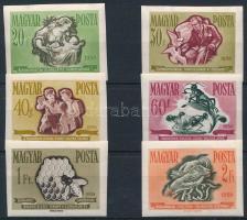 1958 Takarékosság és biztosítás vágott sor (10.000) (20f törés / fold)