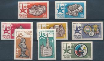 1958 Brüsszeli világkiállítás vágott sor