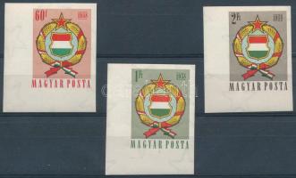 1958 Népköztársasági címer II. vágott ívsarki sor (5.000)