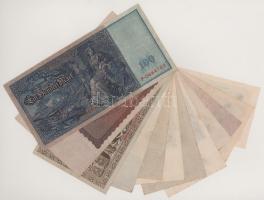 Német Birodalom 1910-1923. 12db bankjegy T:F közte szép papír
German Empire 1910-1923. 12pcs bankno...