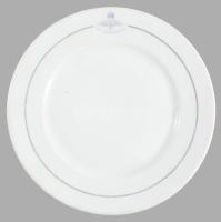 Zsolnay MÁV takaréküdülő feliratos tányér d: 24 cm