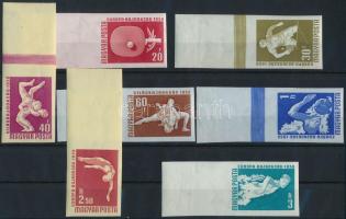 1958 Sport III. vágott ívszéli sor (8.000)