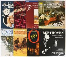 23 db vegyes vinyl lemez pop, komolyzene, táncdal, stb