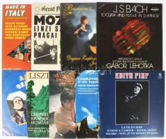 23 db vegyes vinyl lemez pop, komolyzene, táncdal, stb