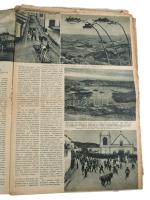 1943 Képes vasárnap c. magazin 26 db szám a háborús hírekkel. vegyes állapotban