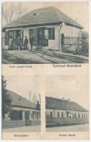 Bodola, Budila (Háromszék); Községháza, Állami iskola, Fejér József üzlete és saját kiadása. Lang He...