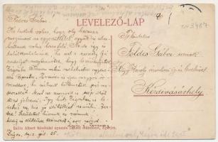 1912 Zágon, Zagon; Galamb búgós kapu, Székelykapu gyerekekkel. Szőts Albert felvételei nyomán Divald...