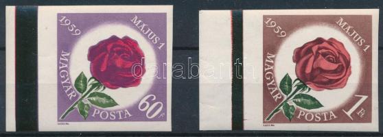 1959 Május 1. VII. vágott ívszéli sor