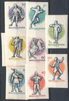 1959 Vívó világbajnokság I. vágott sor (8.000) (20f, 40f törés, 3Ft apró gumihiba / fold, tiny gum d...